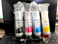 (พร้อมกล่อง)EPSON 003 หมึกแท้ 65 ml สินค้าเดิม 100% 4 สี BK C M Y ไม่มีกล่อง L1110 L1210 L1216 L1250