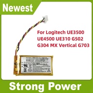 YDLBAT 240mAh AHB521630 533-000211 521630 Battery for For Logitech UE3500 UE4500 UE310 G502 G304