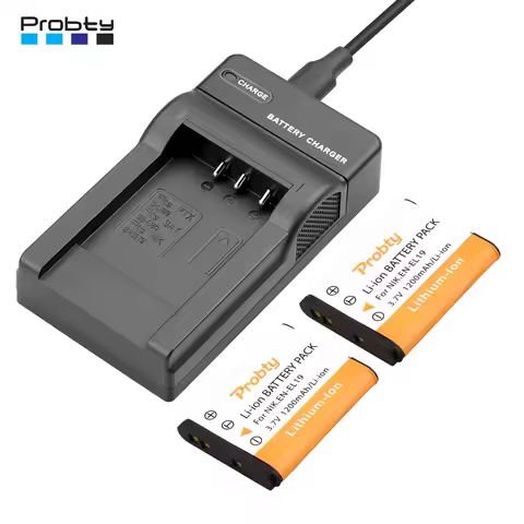 EN-EL19 Battery and USB Charger For Nikon A100, Coolpix S33,S100 S2800 S3200 S3300 S3500 S3600 S4100