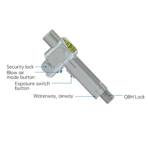New SUP32C Laser Rust Removal Head Ultra Portable 0.9kg With Mini QBH Lock for 500W 1000W Fiber Lase