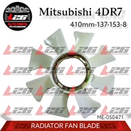 Mitsubishi 4DR7 Radiator Fan Blade 410mm-137-153-8 MD050471 FB-MT-005