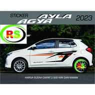 HONDA Daihatsu ayla 2023 stickers, agya 2023 accessories, all new stickers brioHONDAs, etc.