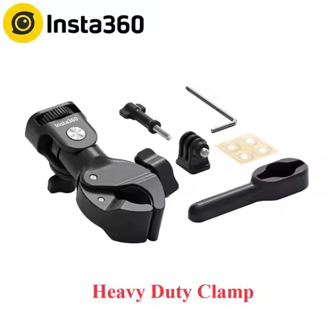 Insta 360 Heavy Duty Clamp For Insta360 X4 Ace Pro\Ace\GO3 \X3\ONE RS (Twin/4K)\GO 2\ONE X2 Original