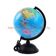 W&F 20cm English Globe Earth with Night Light 🌍 HD Educational Globe Geography Teaching Tool for 7+