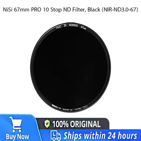 NiSi 67mm PRO 10 Stop ND Filter, Black (NIR-ND3.0-67)