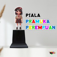 Piala Pramuka HIJAB Plakat Akrilik Trophy Lomba