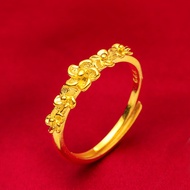 การประกันคุณภาพ สไตล์คลาสสิก รวย อินเทรนด์ แหวนปรับขนาดได้ แหวนทองแท้ 1สลึง แหวนมงคลนำโชค ทองแท้หลุดจำนำ  96.5% แหวนทองไม่ลอก24k  แหวนทองแท้ครึ่งสลึง ทอง ของขวัญวันเกิด กำไรมงคลนำโชค ทอง แหวนทอง0 6ของแท้ แหวนทองปลอมไม่ลอก แหวนแต่งงานแท้
