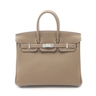 愛馬仕 Birkin 25 手提包，U Togo 皮革，灰褐色，二手，帶五金配件