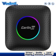 【Fast delivery】 Wireless Carplay Android Autoสมาร์ทกล่องบลูทูธAIกล่องPlus Android 13.0 8 + 128GB/4 +