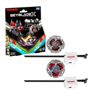 Beyblade X Transformers Collab Optimus Prime 4-60P vs. Megatron 4-80B Multipack Set with 2 Tops & 2 
