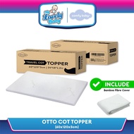 Comfy Baby Otto Travel Cot Topper - 60 x 120 x 3cm | Memory Foam Topper Mattress Baby Cot Mattress