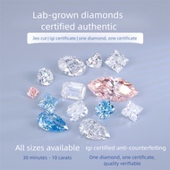 Artificial Cultivation Diamond 4ct and 5ct Equipped with IGI Certificate D Color VVS Clarity HPHT/CV