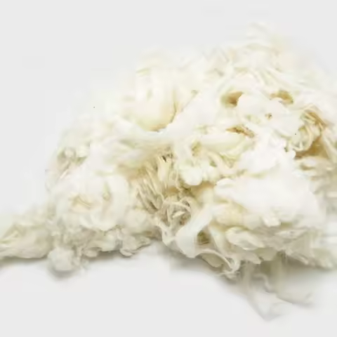 Peru alpaca Curly Fiber for Wool Felt White 50g (Needle Felting) especially for Poodle/Bichon and Sh