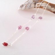 尖晶石寶石銀項鍊