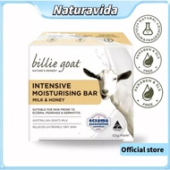 BILLIE GOAT Goat Milk &amp; Honey Based Handmade Soap Bar 100g, Skin Lightening &amp; Whitening, Facial Cleanser, Make-up Remove