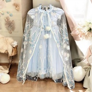 Princessa Flami Frozen Character Blue Ice Dress Kids Elsa Hoodie K4770