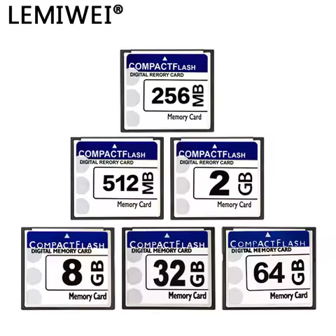 LEMIWEI Compact Flash Card 256MB 512MB 1GB 2GB 4GB 8GB 16GB 32GB 64GB Compactflash Memory Card CF Ca