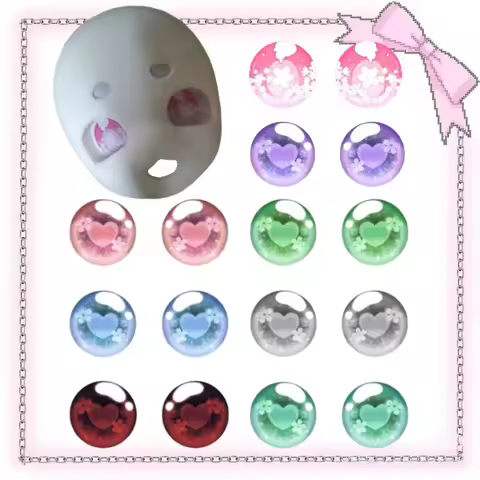 5/8cm Printed Mesh Fabric Kig Head Eyes Fursuit Accessorie DIY Kigurumi Eye Pupil Lens Furry Cosplay
