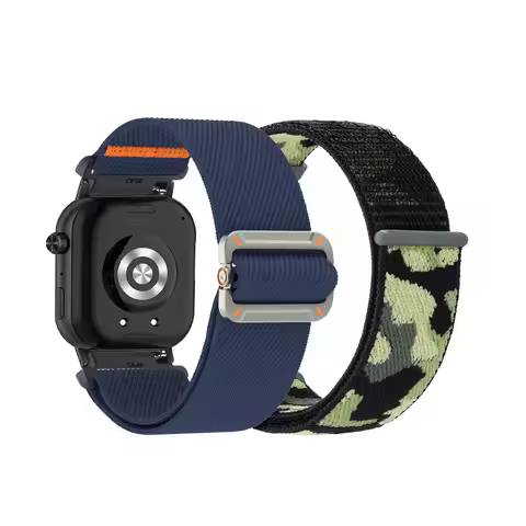 2pcs Nylon Bands for Honor Choice Watch 2i Band, Elastic Nylon Sports Strap