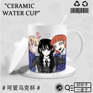Wednesday Agnes Little Wolf Girl Ined Merchandise Mug Coffee Cup Milk Cup Ceramic Cup Dormitory/Zsbz