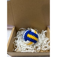 [Crochet] Volleyball keychain