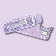 thecoopidea - thecoopidea x Sanrio TAPPY+ 限量版無線鍵盤及滑鼠套裝 Kuromi
