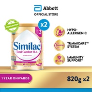 [Bundle of 2] Similac Total Comfort Stage 3 Baby Milk Powder Formula 2 -FL 820g (1 year onwards)