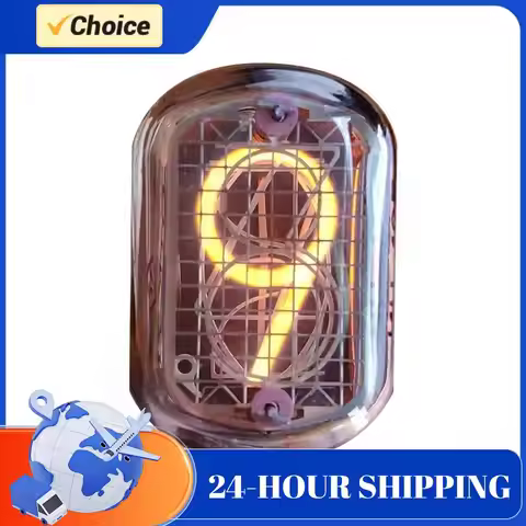 IN-12 IN12 Nixie Tubes with Decimal Point Digital Tube Glow Tubes Symbol Tube for Glow Clock Nixie D