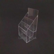 Acrylic 3-tier brochure rack - Acrylic brochure A6