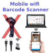 Wireless Scanning Barcode scanner with Mobile App to POS (App for Android) + Inventory & Stock Syste