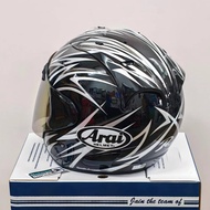 Arai Stella Hitam & Merah  V logo tanam  Vtali cop arai  padding cop V visor color free  V kotak beg