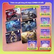 CARD WITH CORNERED character LIEN QUAN MOBILE ARENA OF VALOR ( PART 2 E-L ) | SKYLLECTA