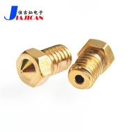 3D Printer Accessories Nozzle 1.75MM/3MM Extrusion Machine Brass Aperture Diameter 0.2MM/0.3MM/0.35MM/0.4MM/0.5MM