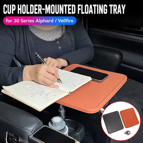 Toyota Accessories Car Second Row Cup Holder Table for Toyota Alphard Vellfire 30 Series Luxury Trim
