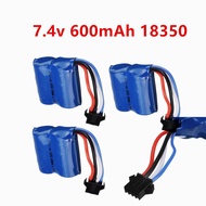 SM-4P Plug 18350 7.4V 600mAh Li-ion Battery For HJ808 HJ813 HJ815 UDI 001 UDI001 HQ960 Remote Contro
