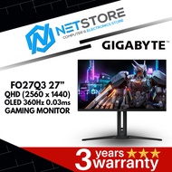 GIGABYTE FO27Q3 27” QHD (2560 x 1440) OLED 360Hz 0.03ms GAMING MONITOR