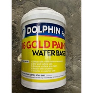 DOLPHIN BRAND 916 GOLD PAINT WATER BASED 5ltr