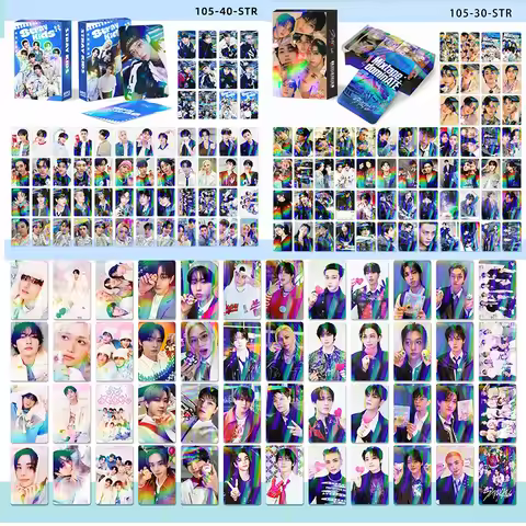 NEW STRAY KI Album KARMA Peripheral Small Card Limited Edition Card 60PCS Laser Card HOORAY Album Ca