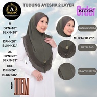 Tudung Ayesha 2 Layer | Premium quality Hijab
