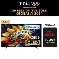 TCL C655 | ONKYO 2.1 | Eye care | AI QLED Smart TV | 55 inch 4K TV Google TV