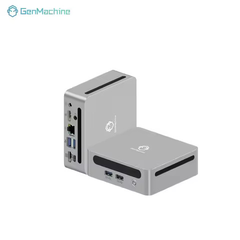 GenMachine Mini PC USB4 2.5G LAN Ryzen 7 6800U Windows 11 DDR5 24G 6400Mhz WIFI6 Mini Pc Gaming Comp