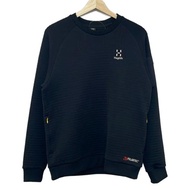 HAGLOFS Sweatshirt Size s black Embroidery Direct from Japan Secondhand