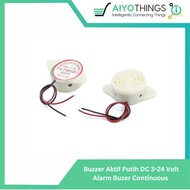 White Active Buzzer DC 3-24 Continuous Buzzer AlarmVOLT