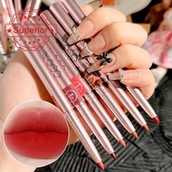 6 Colors Rotating Lip Liner Lipstick Pen Waterproof Pencil Makeup Cosmetics Matte Long-lasting I9g4
