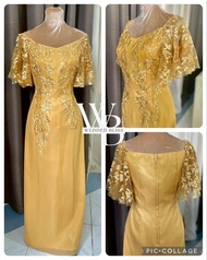 MATTHE GOLD PRINCIPAL SPONSOR / MOTHER / NINANG GOWN