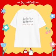 VO TRI oversize cotton t-shirt with loose form 6628