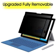 Fully Removable Privacy Screen Filter Film for MicroSoft Surface Pro 9 Pro 8 Pro X Pro 7 6 5 4 Surface Go 3/2/1 Surface Laptop Surface Book