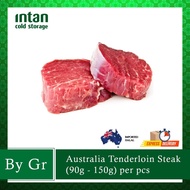 Australia Premium Tenderloin Steak (Grass Fed) - 90 gram to 300 gram per pc (1 inch)