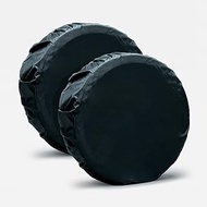 FOSHIO 2 Pack Spare Tire Cover with Handle, Tire Bag for Car Truck SUV Camper Trailer, Weatherproof 