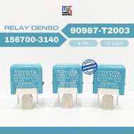 DENSO TOYOTA Relay Avanza Innova 90987-T2003TOYOTA 4 Pin 12biru DensoVOLT 156700-3140